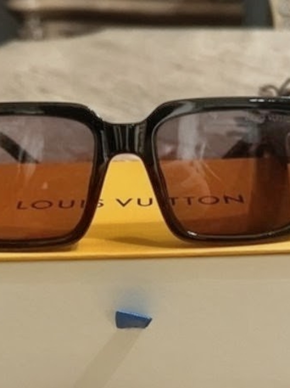 Louis Vuitton Black Sunglasses with Gold LV Logo Accent Does Not Come W Box , - Picture 9 of 11